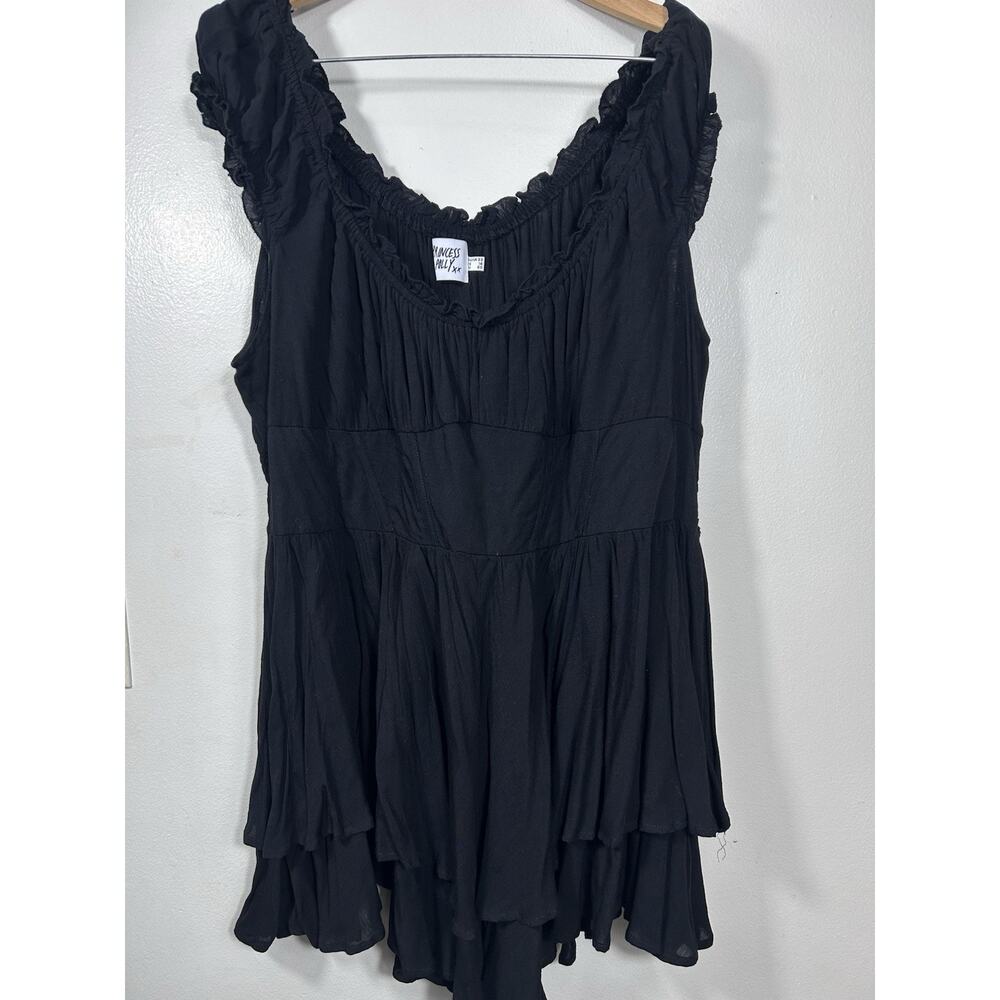 Princess Polly Love Galore Romper, Black, Women’s Size 18 EUC Whimsigoth